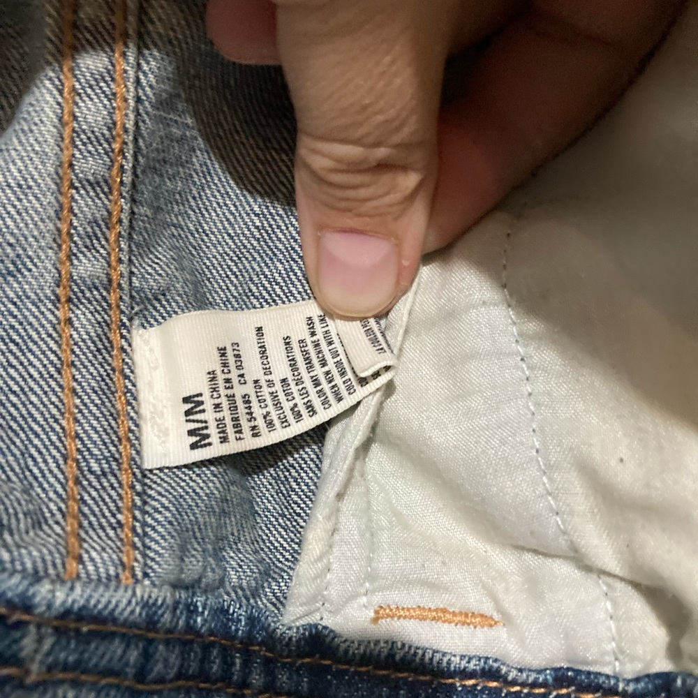 American Eagle Size M Denim Vest - Picture 5 of 5